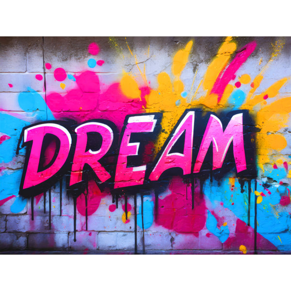 Wrought Studio™ Neon Graffiti Dream 4 by Stephen Chambers